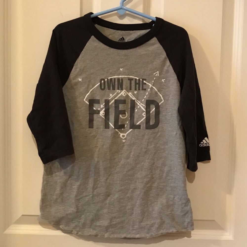 Adidas youth baseball t-shirt